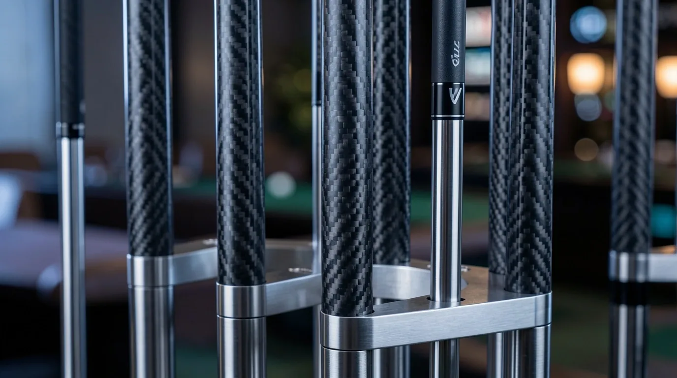 Gamme de shafts en graphite haute densité et acier de précision